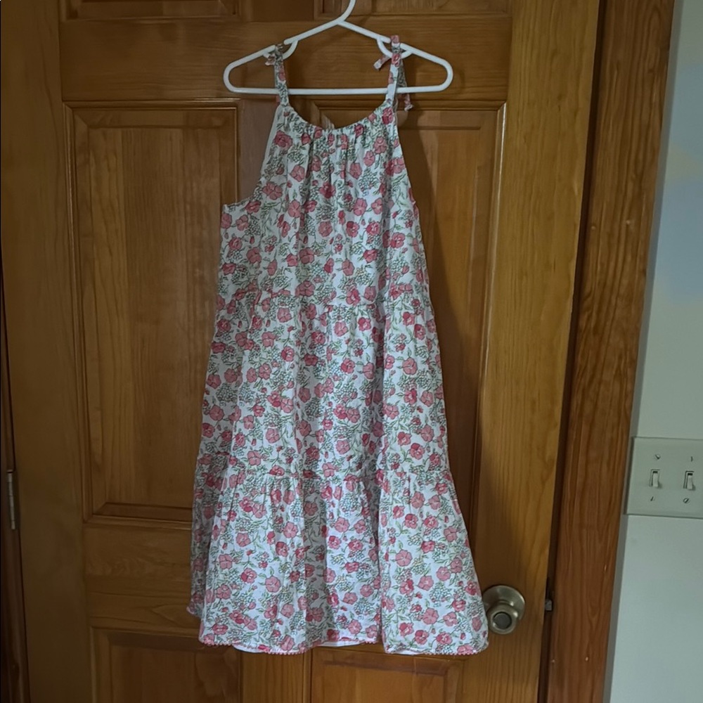 Janie and Jack White and Red Halter Sundress
